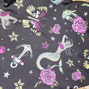 Torrid Curve Perfect T-Shirt Push-Up Bra Nautical Pin-up Rockabilly Print 48D